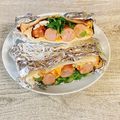 さくらん餅's cooksnap of when they made 卵マヨとウインナーのサンドイッチ.