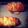 コイズミさん's cooksnap of when they made ベーコンチーズフランスパン.