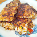 お腹がぐう's cooksnap of when they made 韓国風☆キムチとチーズとご飯のお焼き.