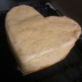 ちょこ♪。's cooksnap of when they made ☆牛乳パックでケーキ型作り②（ハート型）.