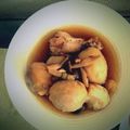 城太郎's cooksnap of when they made 圧力鍋でやわらか♪サトイモと鶏肉の煮物.