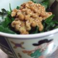 のんちゃん。's cooksnap of when they made ニラ納豆.