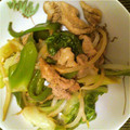 ☆アスラン☆'s cooksnap of when they made ☆長ネギ丸ごと1本入りの野菜炒め♪.