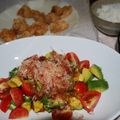 ぼにのすけ's cooksnap of when they made アボカド★トマト★オクラの健康サラダ♪.