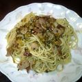みぃなショコラ's cooksnap of when they made 高菜の油いためでパスタd(*ゝ∀･*)ｂ.