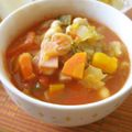 時花菜's cooksnap of when they made 野菜嫌いの息子に贈る★ミネストローネ.