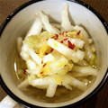 リープリヒ's cooksnap of when they made “一日料亭で修業した白菜の茎”の漬物.