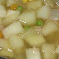 yosshya3's cooksnap of when they made 瓜のコンソメスープ.