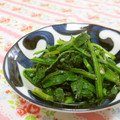 赤い電話's cooksnap of when they made 簡単☆春菊とほうれん草のごま和え♪.