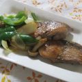 miyuki12's cooksnap of when they made ぶりの照焼きとパプリカの付け合わせ.