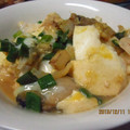 ぽんぽん堂's cooksnap of when they made 牡蠣と豆腐の卵とじ.