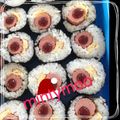 mintymoo's cooksnap of when they made ✿簡単巻き寿司✿ウィンナーのマキマキ.