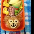 ゆうまなとわりん's cooksnap of when they made キャラ弁♡ダッフィー♡.