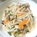 どなりん's cooksnap of when they made ミックスもやしで簡単、焼きビーフン.