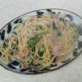 サーフブレイド's cooksnap of when they made ほうれん草ベーコン醤油パスタ.