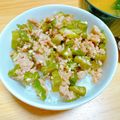 プー♡'s cooksnap of when they made ひき肉オクラ丼.