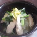 怪獣ソララのママ's cooksnap of when they made 胃に優しいカブのネギささみあんかけ.