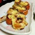 ナミル☆'s cooksnap of when they made お弁当に♪クルクル竹輪のにんにくマヨ焼き.