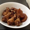 金原ねい's cooksnap of when they made 圧力鍋で味しみ大根と手羽元のほっこり煮物.