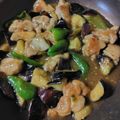 swing1979's cooksnap of when they made 鶏肉となすの味ぽん炒め★動画あり★.