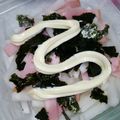 抹茶もつこ's cooksnap of when they made 海苔乗り大根サラダ.