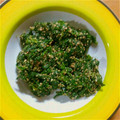 am♡kitchen's cooksnap of when they made 簡単☆春菊とほうれん草のごま和え♪.