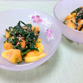 サンディサンディ's cooksnap of when they made 春菊と柿のゴマ和え【作りおき】.