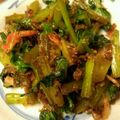 兎ラブ's cooksnap of when they made 我が家の常備菜♪　かぶ葉のゴマ炒め.