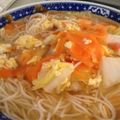 みさみご's cooksnap of when they made 簡単温まる☆ゴマたっぷ中華風にゅうめん.