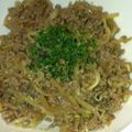 aaaayama's cooksnap of when they made ひき肉ともやしだけ丼♪.