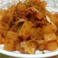 eArare's cooksnap of when they made 大根のそぼろ煮コチュジャン風味.