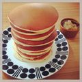 ☆PIN☆'s cooksnap of when they made ホットケーキ。.
