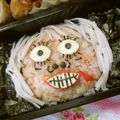 赤い電話's cooksnap of when they made パパのキャラ弁当2.