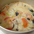 hirota007's cooksnap of when they made ちょっと和風　鮭と豆乳のシチュー.