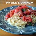 ぴよこの食卓's cooksnap of when they made 簡単手抜き!ベーシック冷製パスタ.