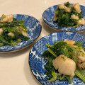 tomo's cooksnap of when they made 貝柱とほうれん草のからし酢みそ合え.