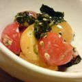 たもたん's cooksnap of when they made 温かトマトのおかか和え.