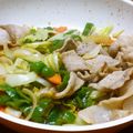 ほたて漁師のオッカー's cooksnap of when they made ＊豚バラ肉のスタミナ炒め丼＊.