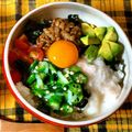 みーちゃんぴ's cooksnap of when they made キレイになれる ねばねば丼.
