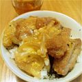 rin_rin_5's cooksnap of when they made 電子レンジで楽チン！卵とじカツ丼.