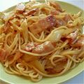 まっつるんるん's cooksnap of when they made 簡単♪カルボナーラ.