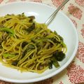 すいいろ's cooksnap of when they made 小松菜とアンチョビのスパゲッティー.