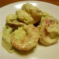 世千たまちゃん's cooksnap of when they made えびとアボガドの柚子胡椒マヨ和え.