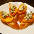 莉彩パパ's cooksnap of when they made 柿とブルーチーズのおつまみ.