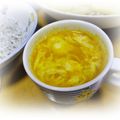 ゆけり３兄弟's cooksnap of when they made すりおろしニンジンのかきたまスープ♪.