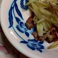 あざらしの赤ちゃん's cooksnap of when they made みょうがとベーコン炒めﾟ¨ﾟ*☆.