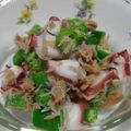 cafe-cafe's cooksnap of when they made オクラ・シ－チキン・タコのさっぱり和え☆.