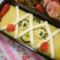 赤い電話's cooksnap of when they made キャラ弁☆メロンパンナちゃんオムライス.