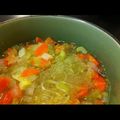 スキニーカウ's cooksnap of when they made 生姜春雨スープ♥INカラフル鶏肉団子.