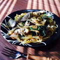 りょん蔵's cooksnap of when they made 牡蠣とほうれん草の和風パスタ.